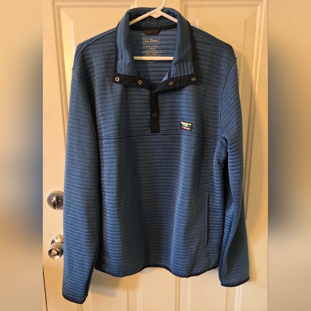 L.L. Bean Blue Pullover Sweater